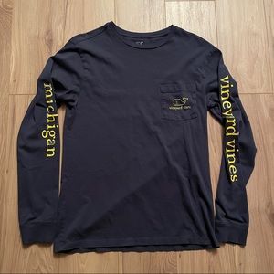 Vineyard Vines x University of Michigan Collab Tee